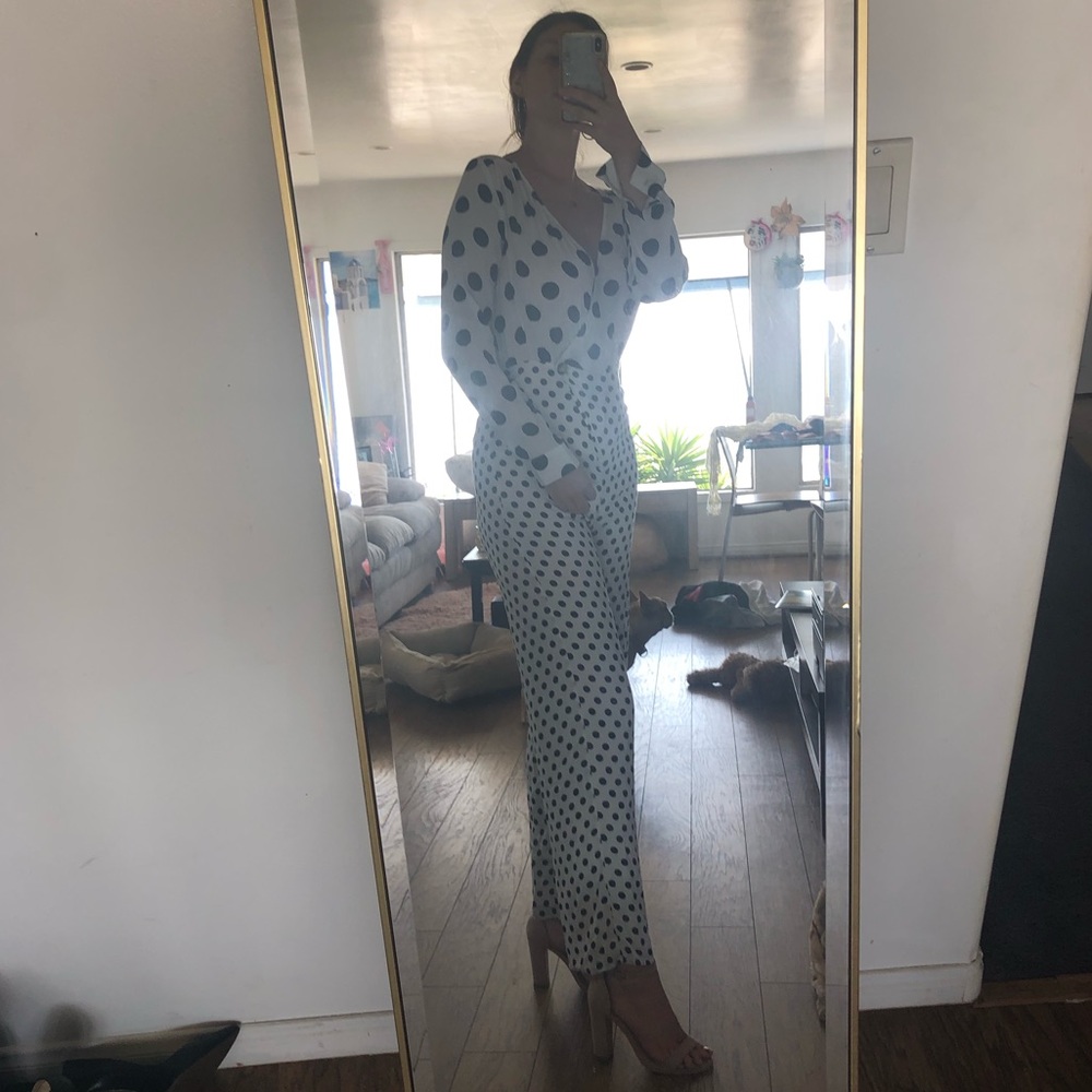 Urban outfitters polkadot pantsuit CRAZY CUTE ON